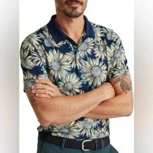 BONOBOS Men’s Golf Polo Shirt Floral Short Sleeve Size Small NIB